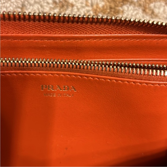 Prada wallet authentic vintage long orange wallet - Picture 8 of 13